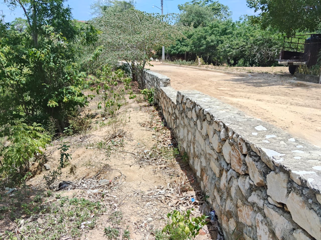 Pavimentación de calle sin nombre rumbo al Calvario