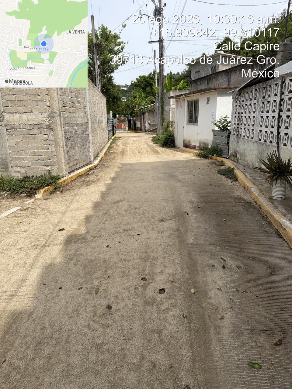 Pavimentación de calle Ernesto Rodríguez Escalona