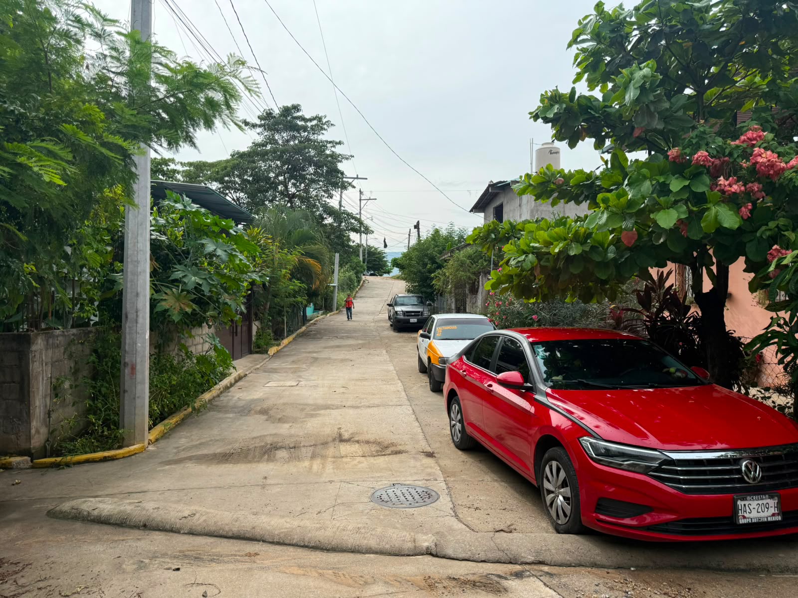 Pavimentación de calle Benito Juárez, obra 65 del Distrito 9
