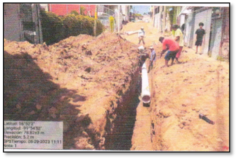Evidencia fotográfica obra 9 Distrito 4