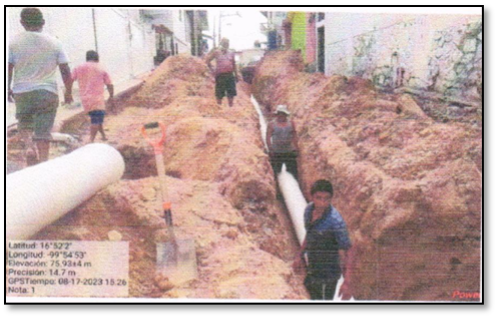 Evidencia fotográfica obra 9 Distrito 4