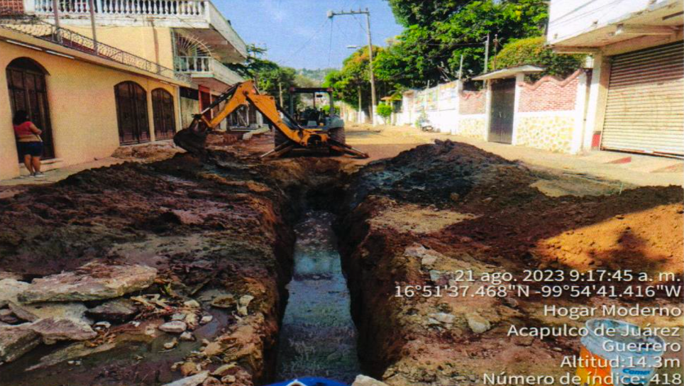 Evidencia fotográfica obra 4 Distrito 4