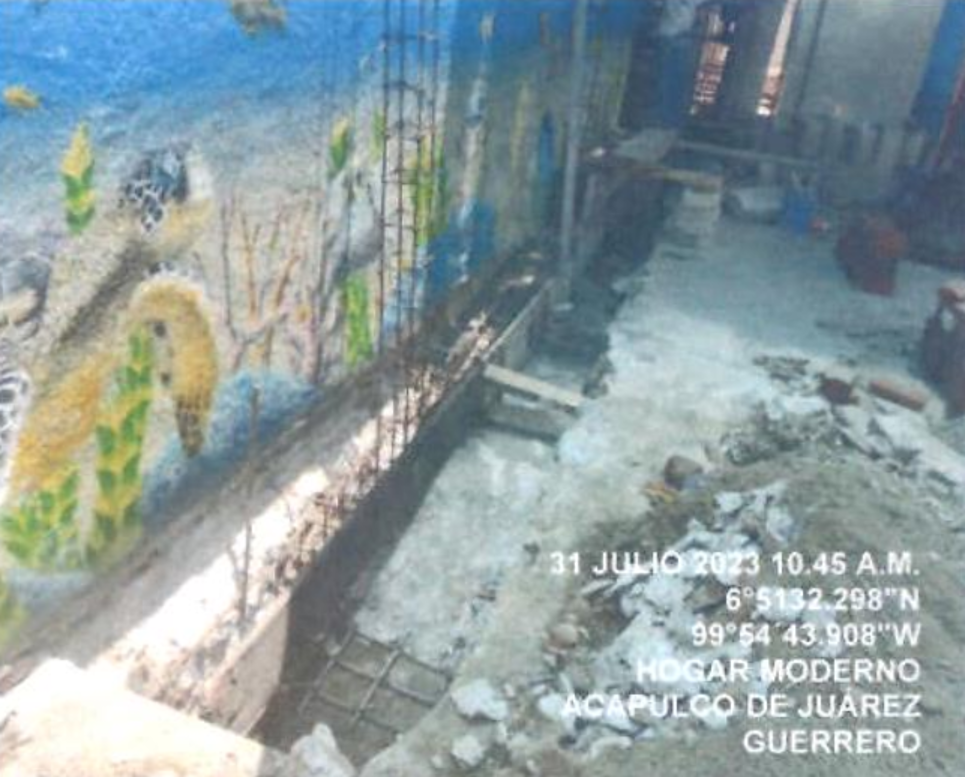 Evidencia fotográfica obra 13 Distrito 4