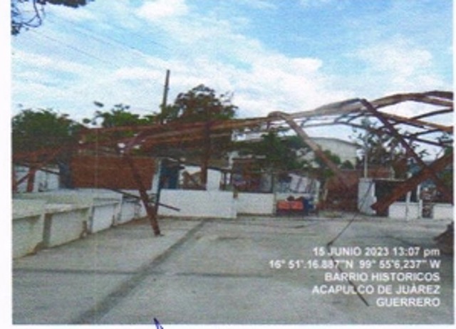 Evidencia fotográfica obra 16 Distrito 4