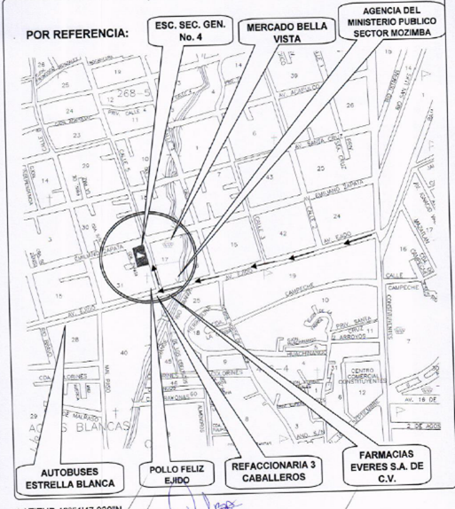 Evidencia fotográfica obra 18 Distrito 4
