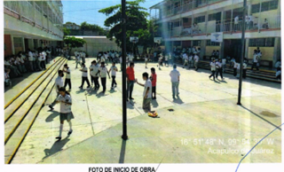 Evidencia fotográfica obra 18 Distrito 4