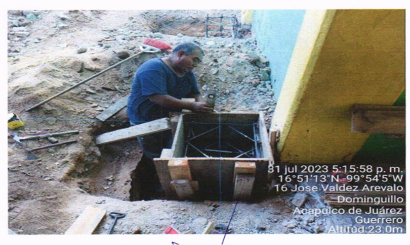 Evidencia fotográfica obra 19 Distrito 4