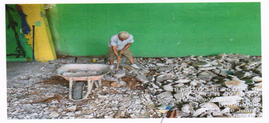 Evidencia fotográfica obra 19 Distrito 4
