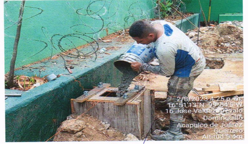 Evidencia fotográfica obra 19 Distrito 4