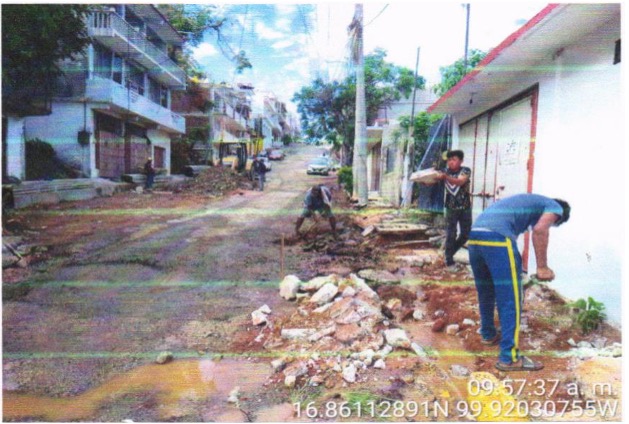 Evidencia fotográfica obra 24 Distrito 4