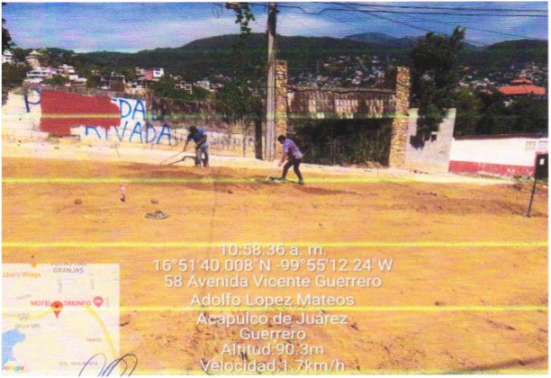Evidencia fotográfica obra 24 Distrito 4