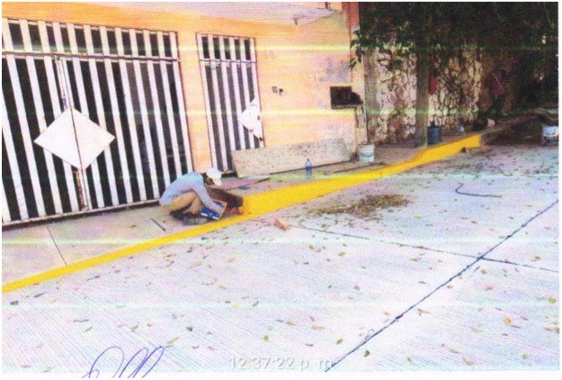 Evidencia fotográfica obra 24 Distrito 4