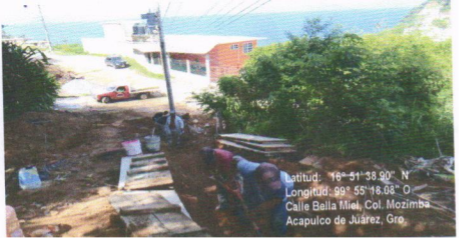 Evidencia fotográfica obra 25 Distrito 4