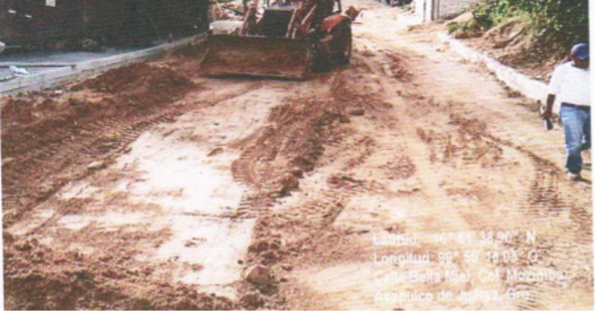Evidencia fotográfica obra 25 Distrito 4