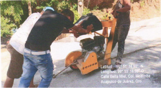 Evidencia fotográfica obra 25 Distrito 4