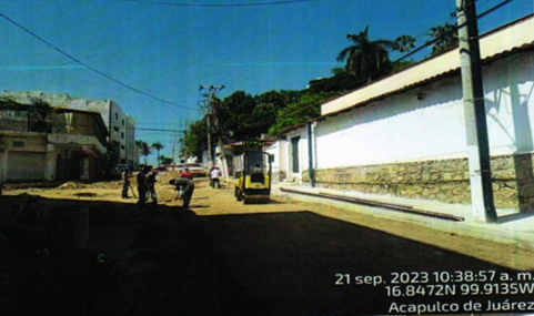 Evidencia fotográfica obra 26 Distrito 4