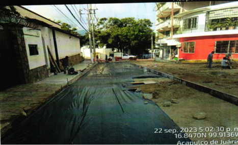 Evidencia fotográfica obra 26 Distrito 4