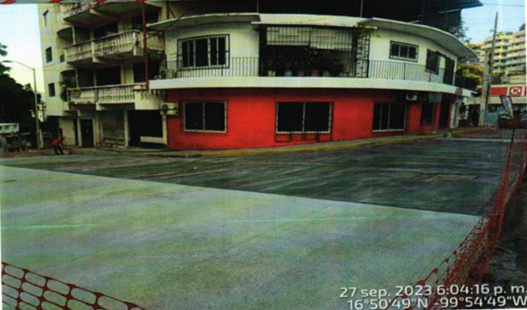 Evidencia fotográfica obra 26 Distrito 4