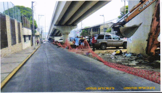 Evidencia fotográfica obra 28 Distrito 4