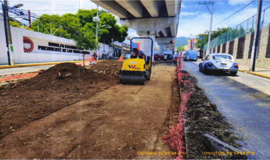 Evidencia fotográfica obra 28 Distrito 4