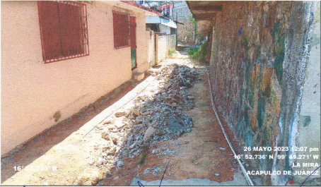 Evidencia fotográfica obra 31 Distrito 4