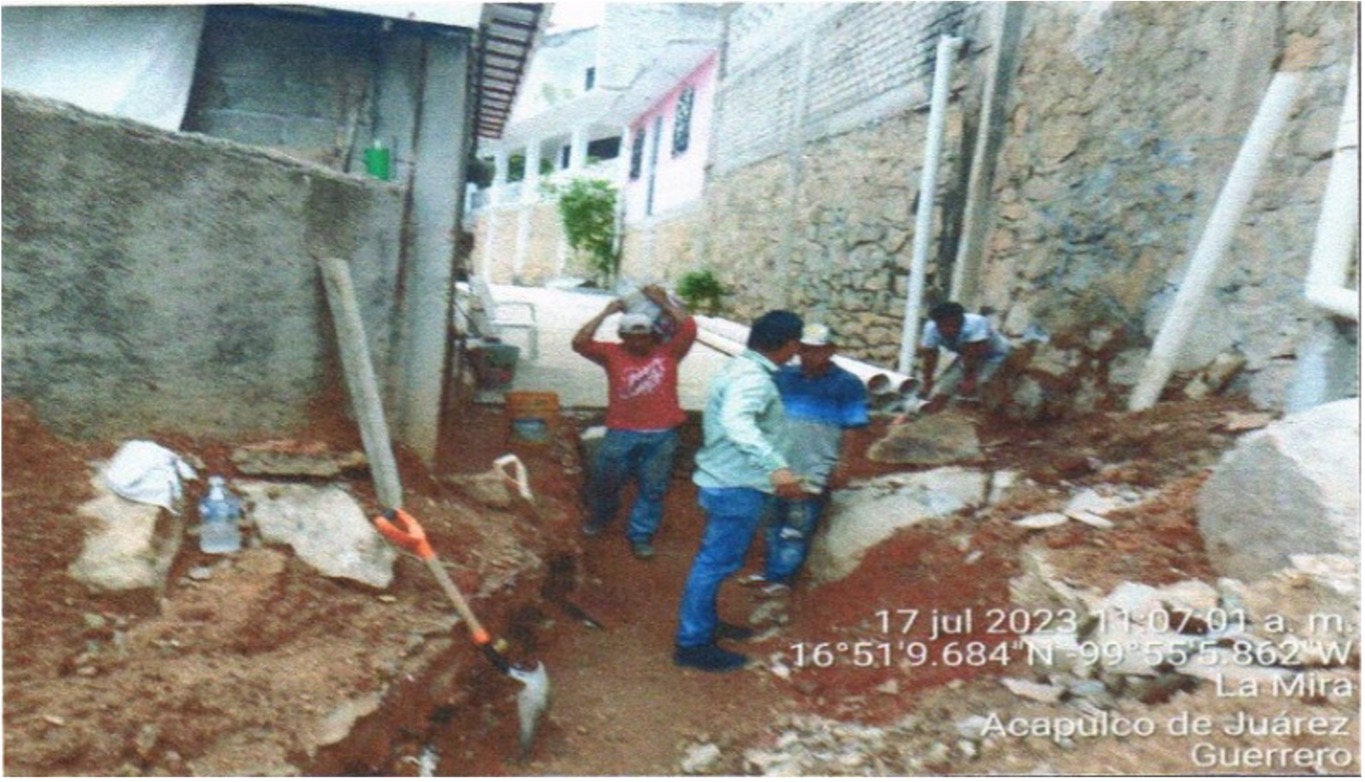 Evidencia fotográfica obra 31 Distrito 4