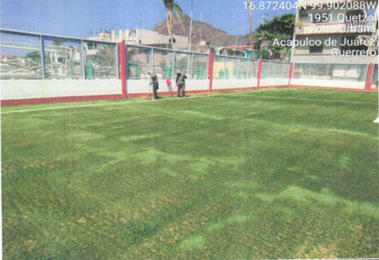 Evidencia fotográfica obra 32 Distrito 4