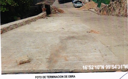 Evidencia fotográfica obra 35 Distrito 4