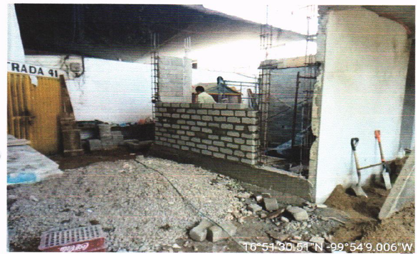 Evidencia fotográfica obra 37 Distrito 4