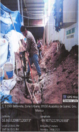 Evidencia fotográfica obra 39 Distrito 4