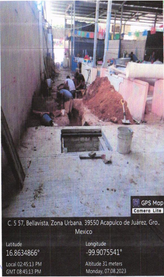 Evidencia fotográfica obra 39 Distrito 4