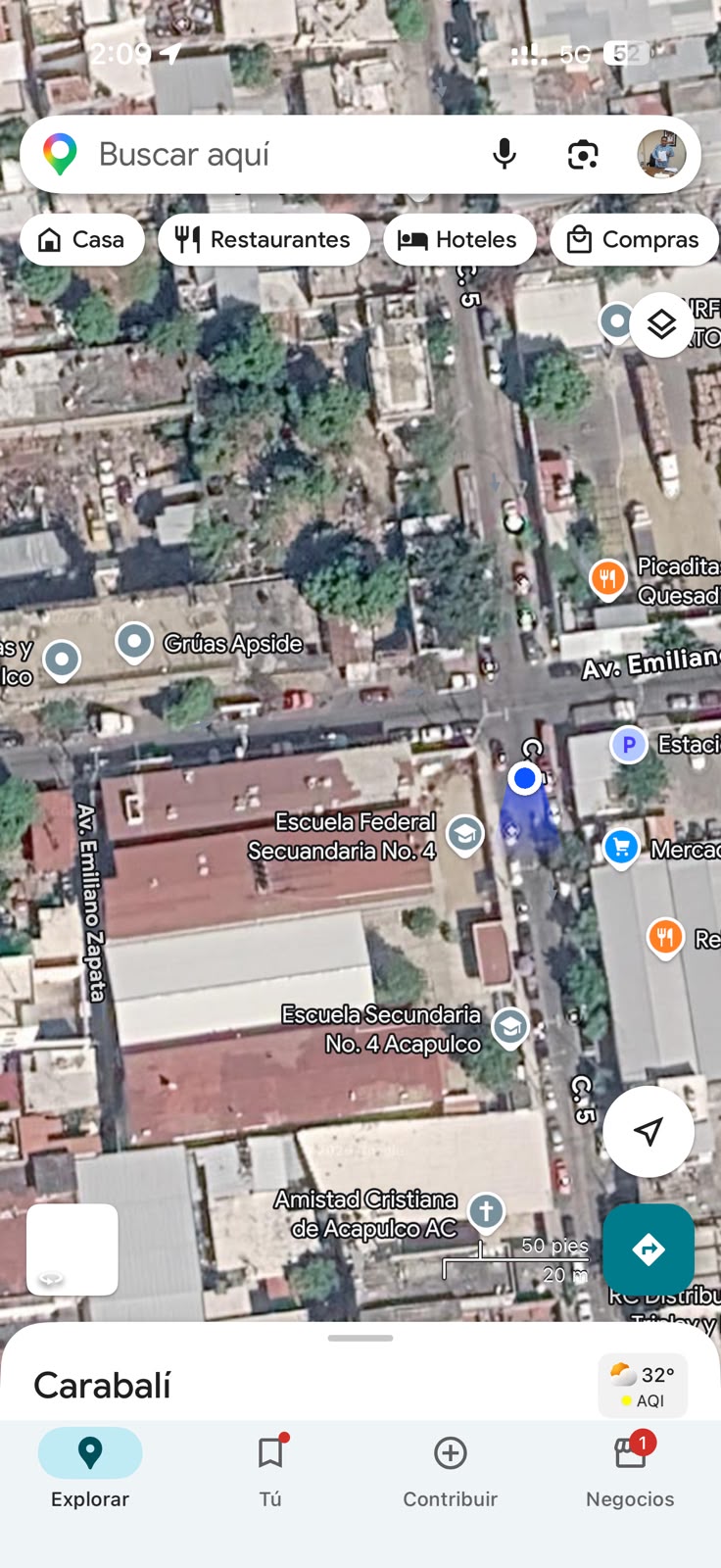 Geolocalización obra 39 Distrito 4