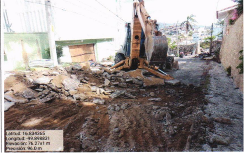 Evidencia fotográfica obra 45 Distrito 4