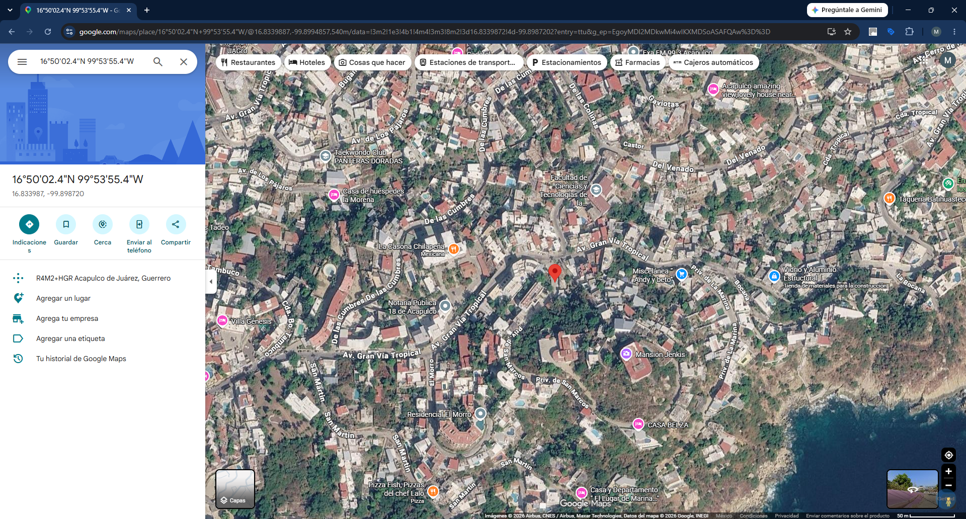 Geolocalización obra 45 Distrito 4