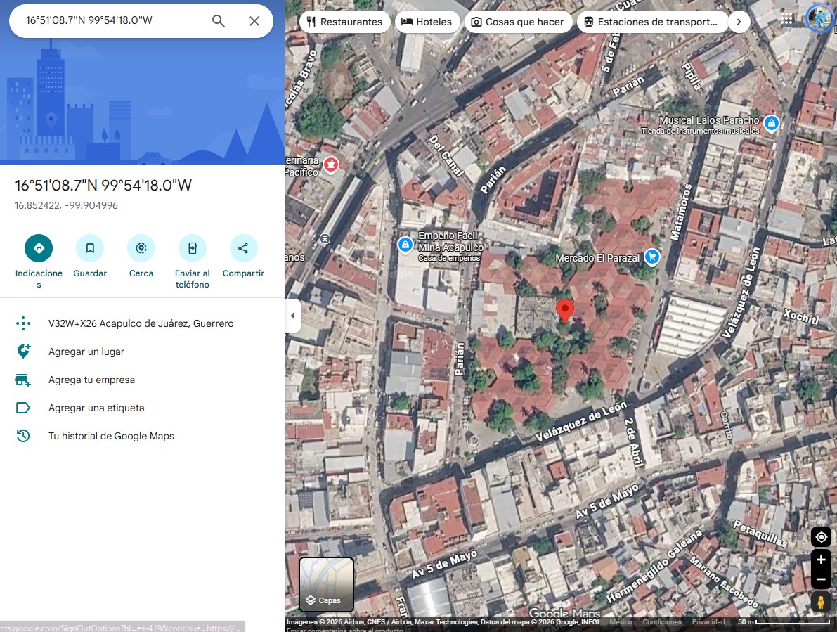 Geolocalización obra 46 Distrito 4