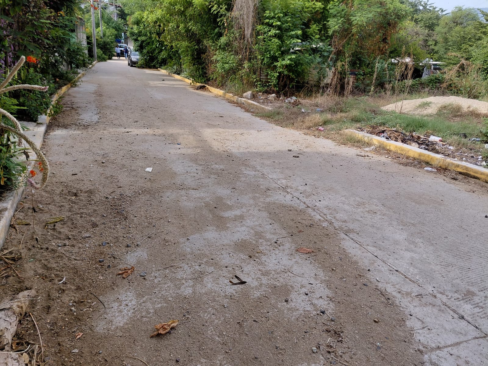 Evidencia fotográfica de la rehabilitación de drenaje sanitario en calles Mártires de Cuilapa