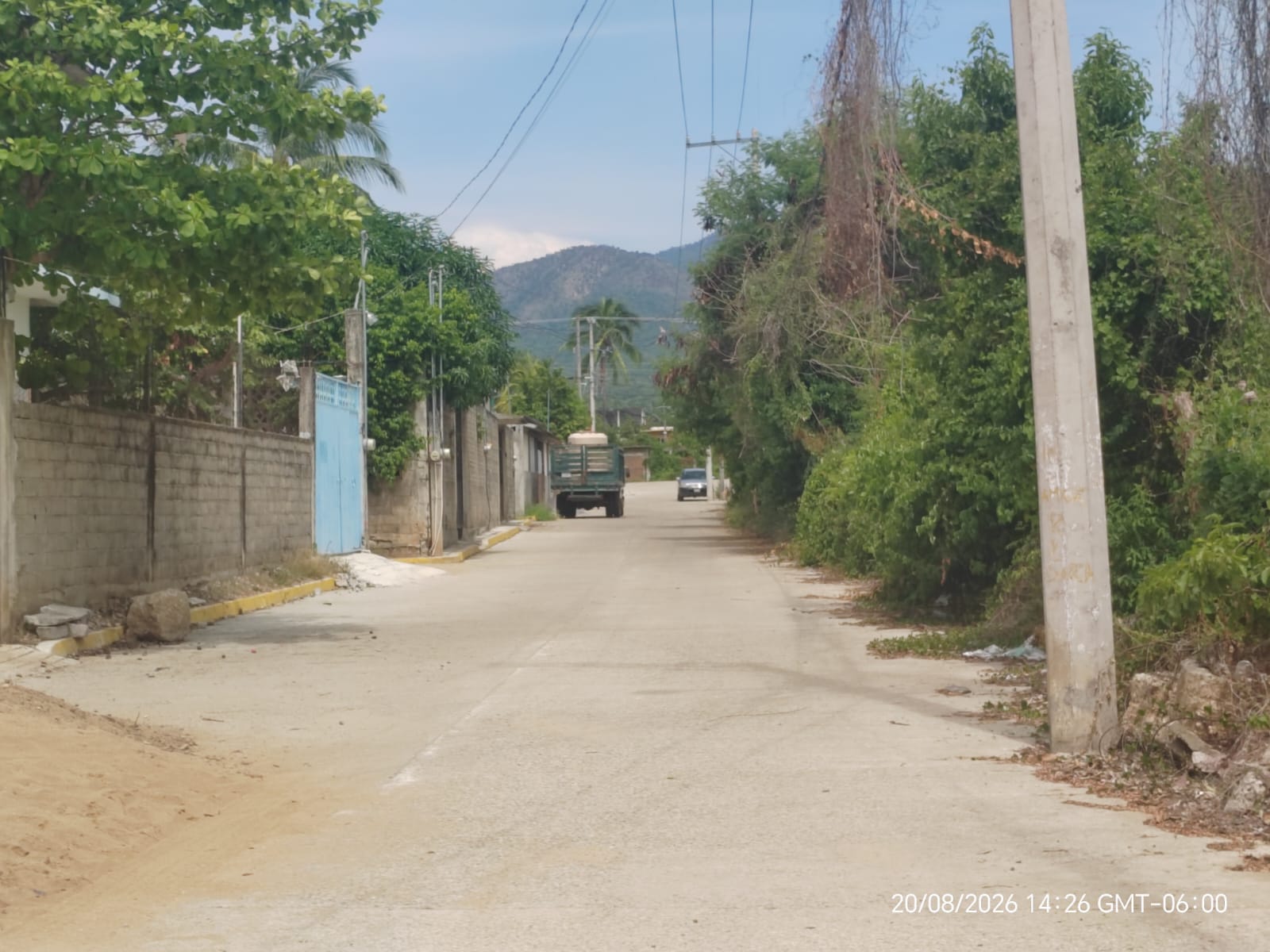 Pavimentación de calle a la Laguna